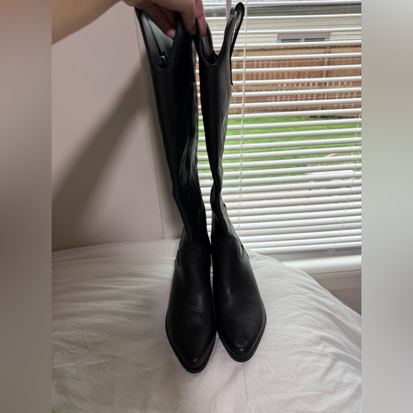 Billini Shoes - Billini Black Knee-High Women's Cowboy Boots
